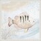 Ocean Oasis Waves Tropical Fish II by Patricia Pinto Framed Canvas Wall Art